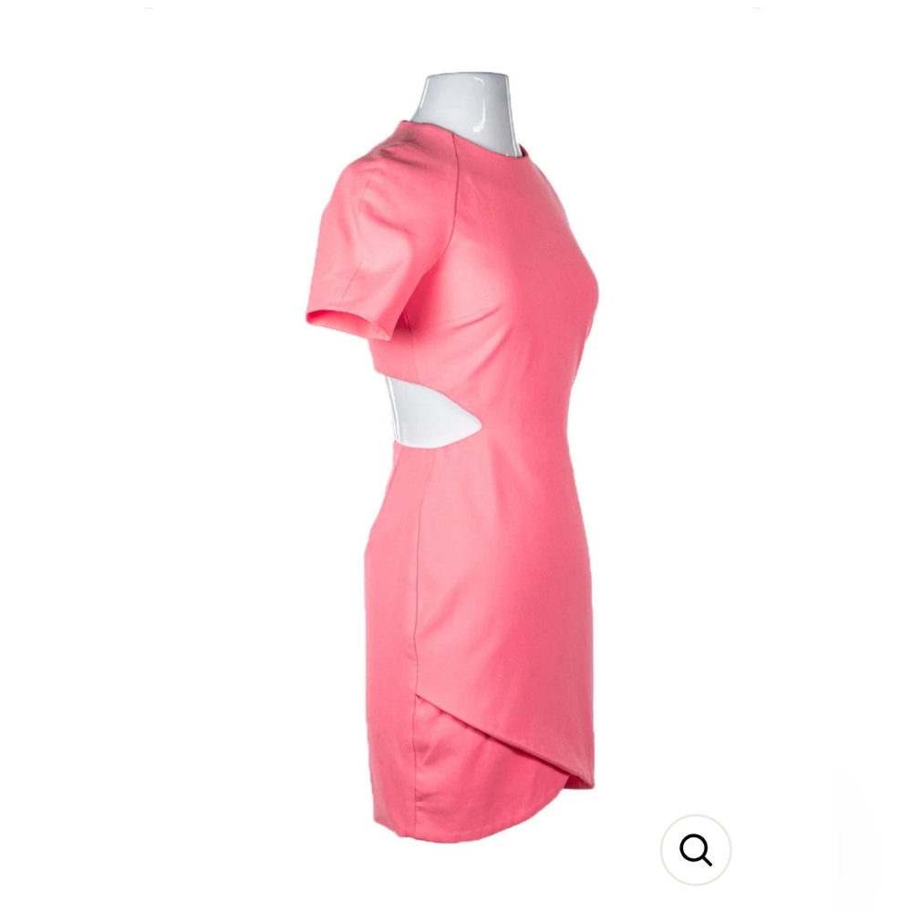 Elizabeth and James Pink Dress with Cutouts